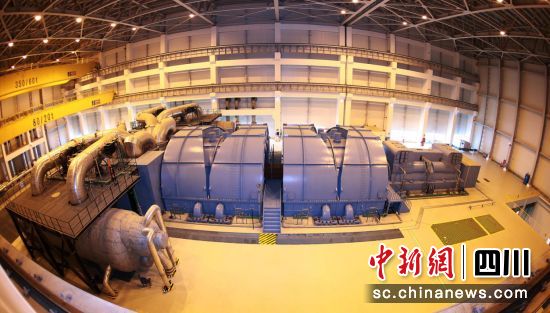 “华龙一号”全球首堆示范工程福清核电汽轮发电机组。博鱼网页版 供图